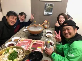 仕事終わりの懇親会